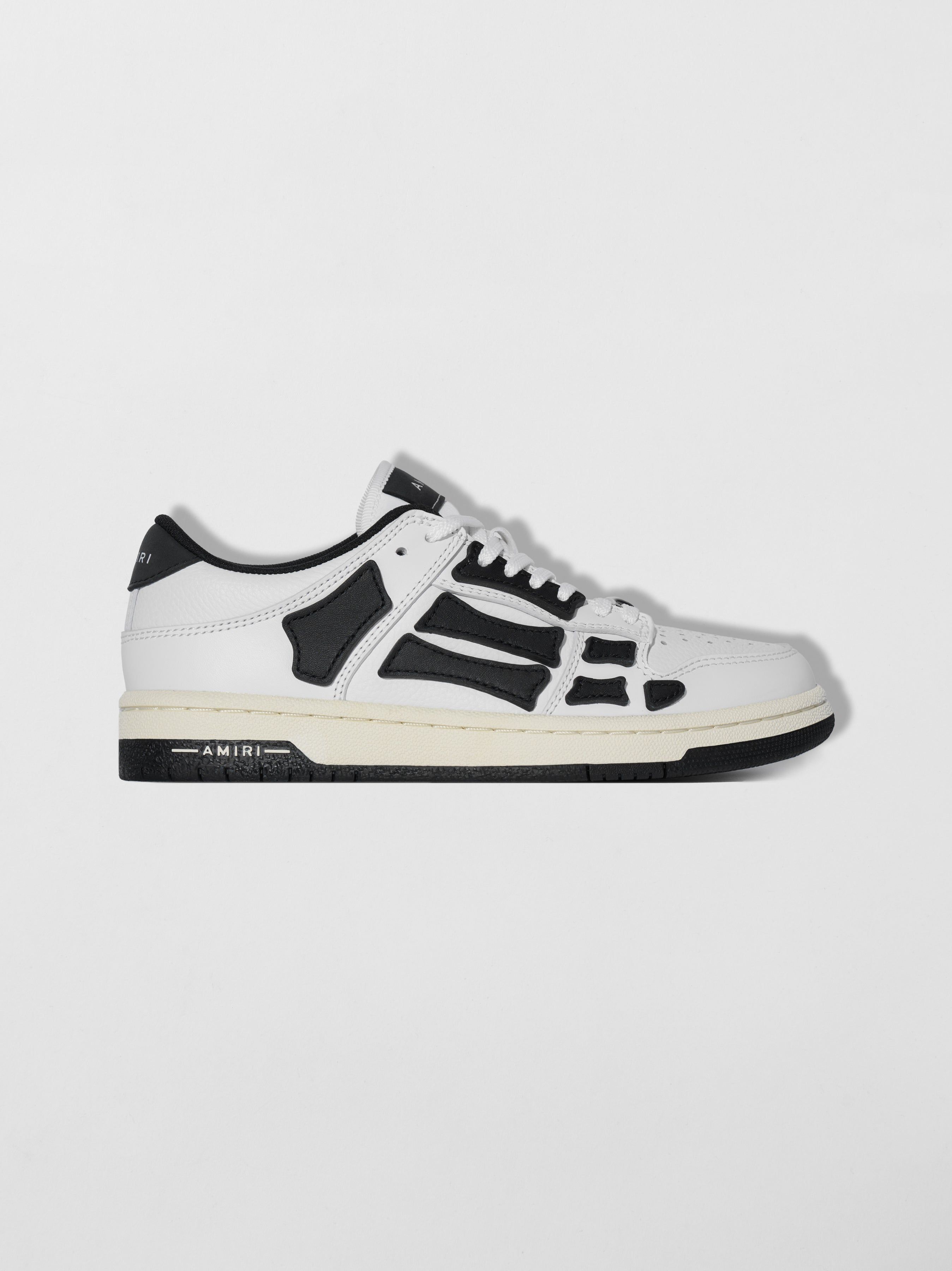 Tenis Amiri Skel-top Low Mujer Blancos Negros | GZEABX-651