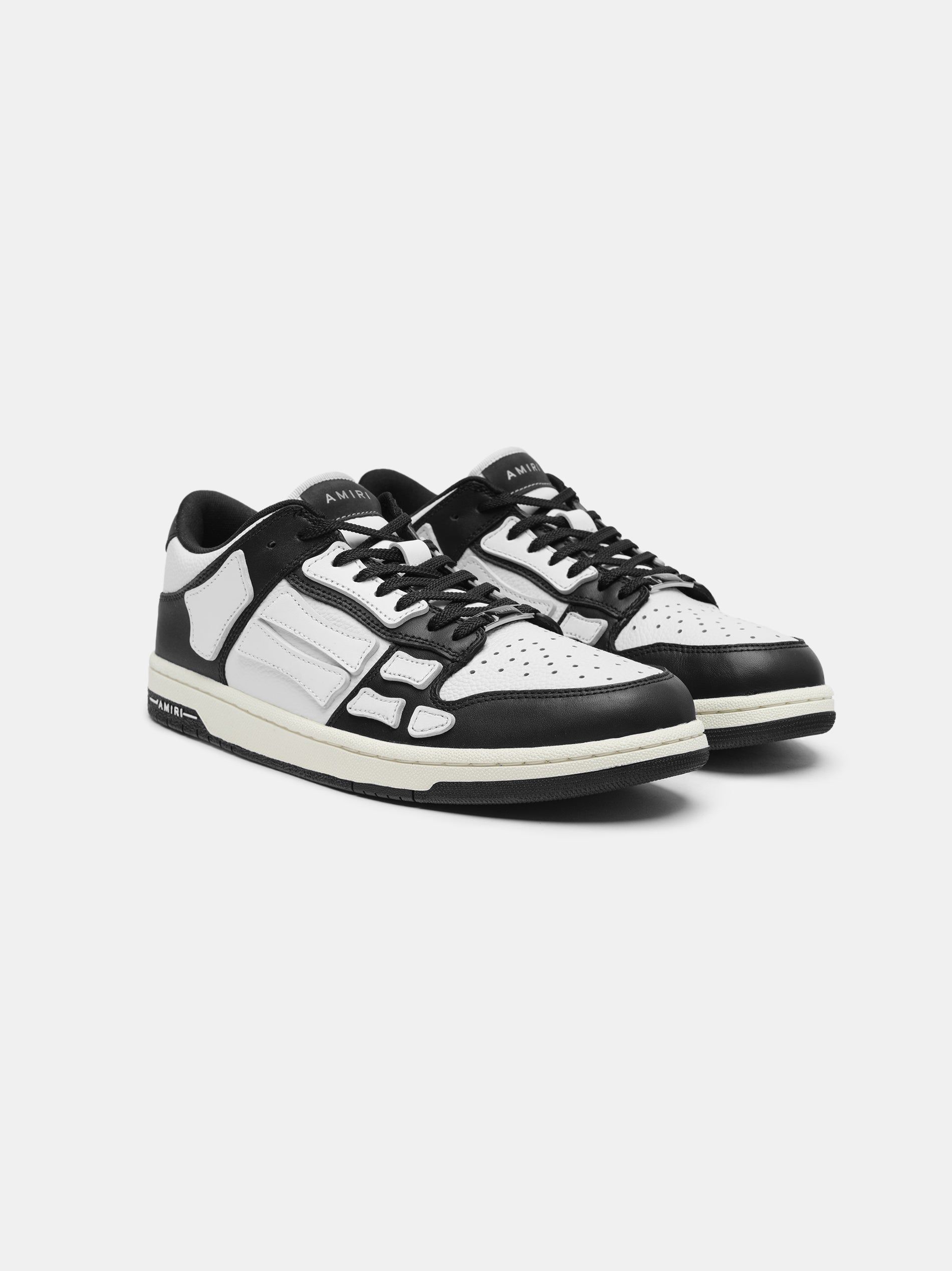 Tenis Amiri Skel-top Low Mujer Negros Blancos | HORYGP-821