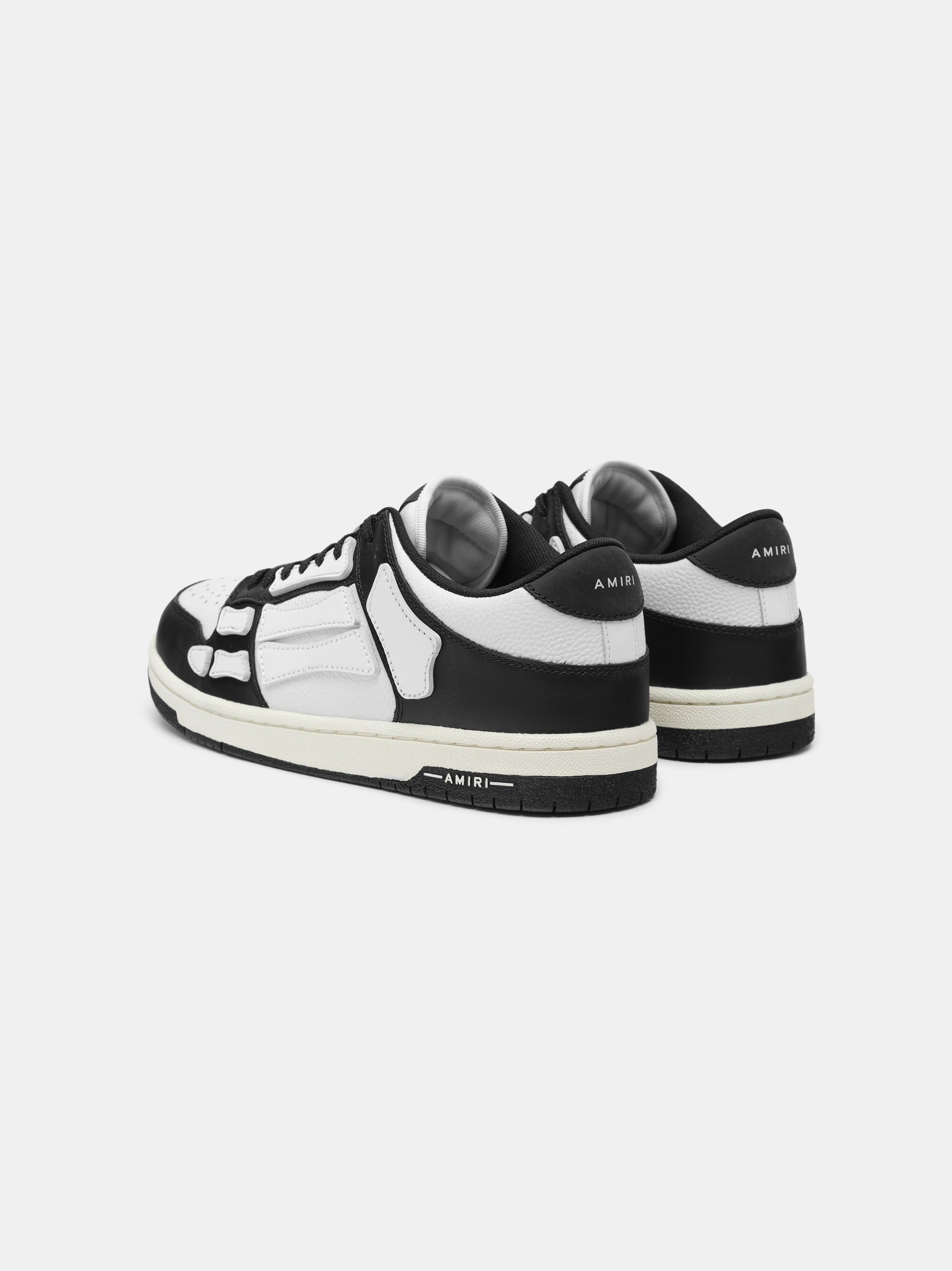 Tenis Amiri Skel-top Low Mujer Negros Blancos | HORYGP-821