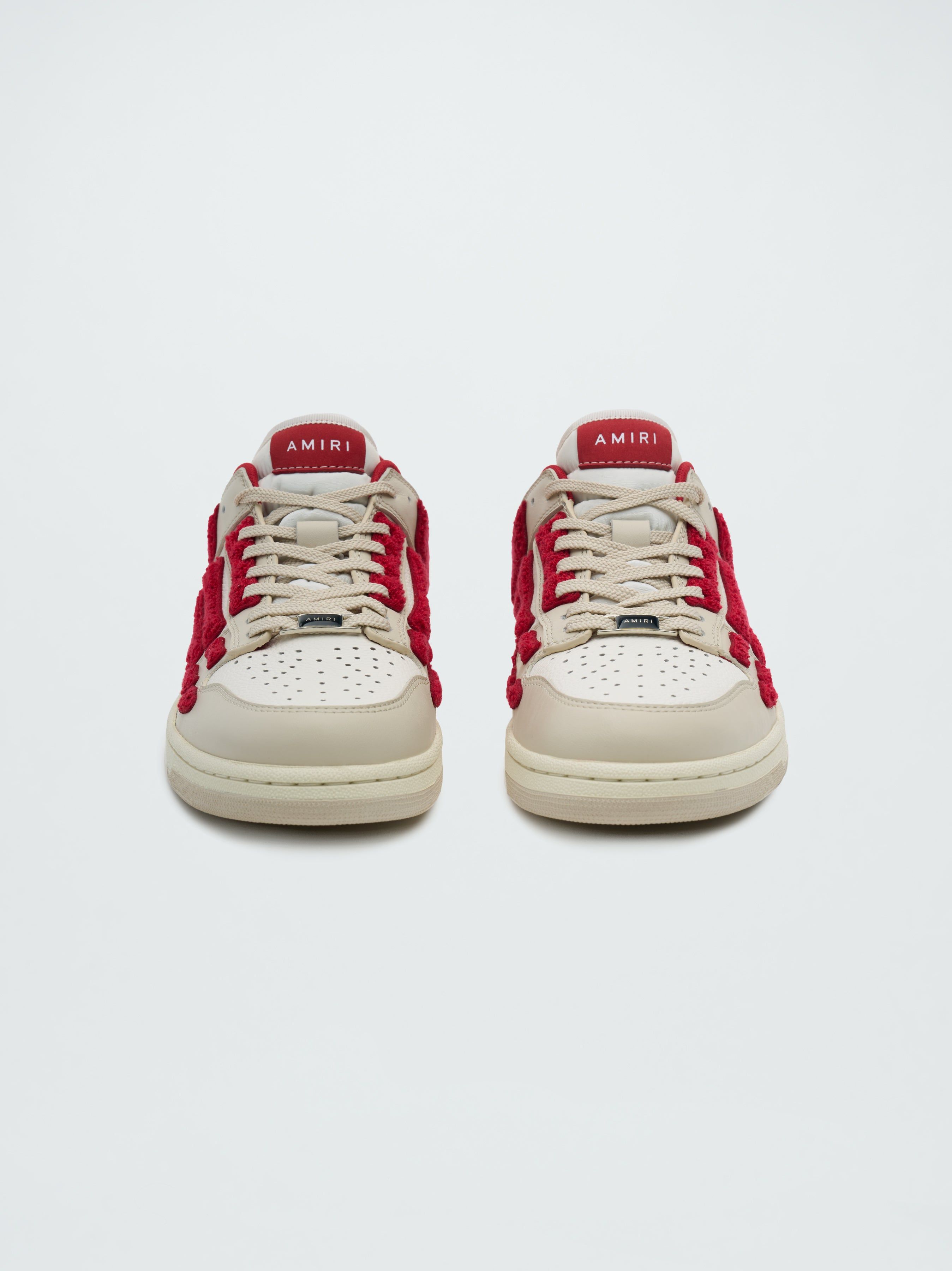 Tenis Amiri Skeltop Low Mujer Rojos | RKVEGO-015
