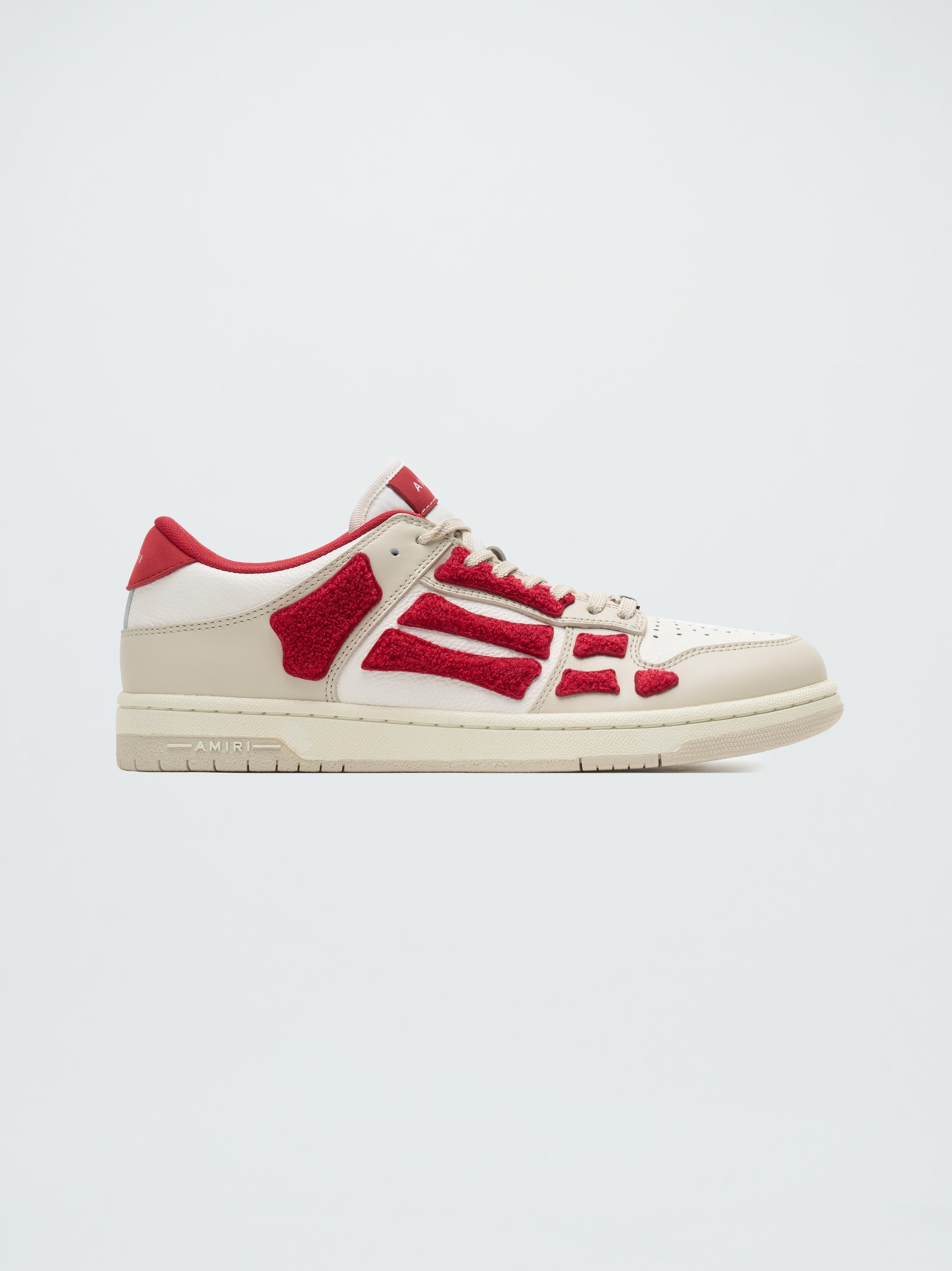 Tenis Amiri Skeltop Low Mujer Rojos | RKVEGO-015