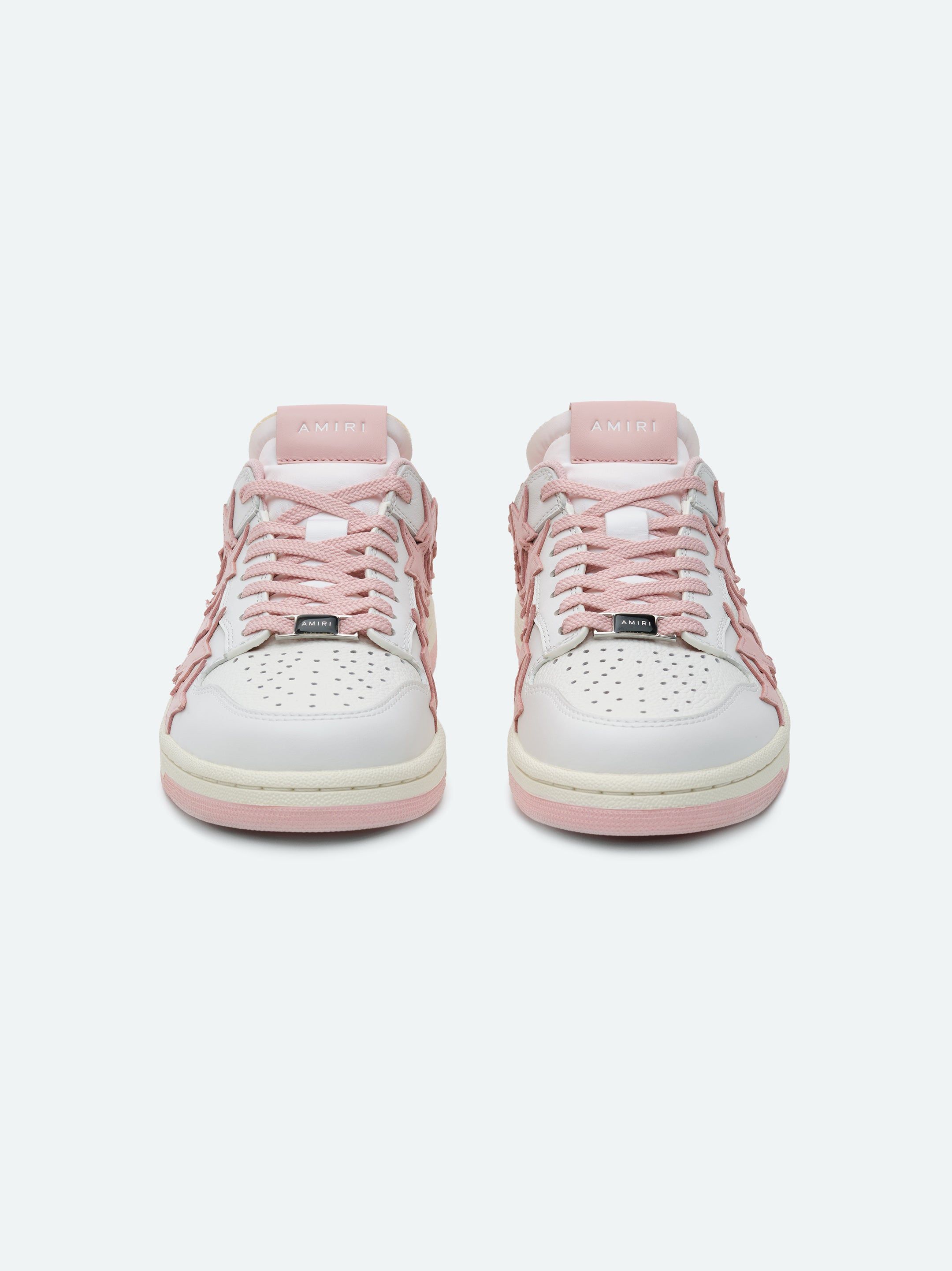 Tenis Amiri Stars Low Mujer Blancos Rosas | ZTDKNY-819