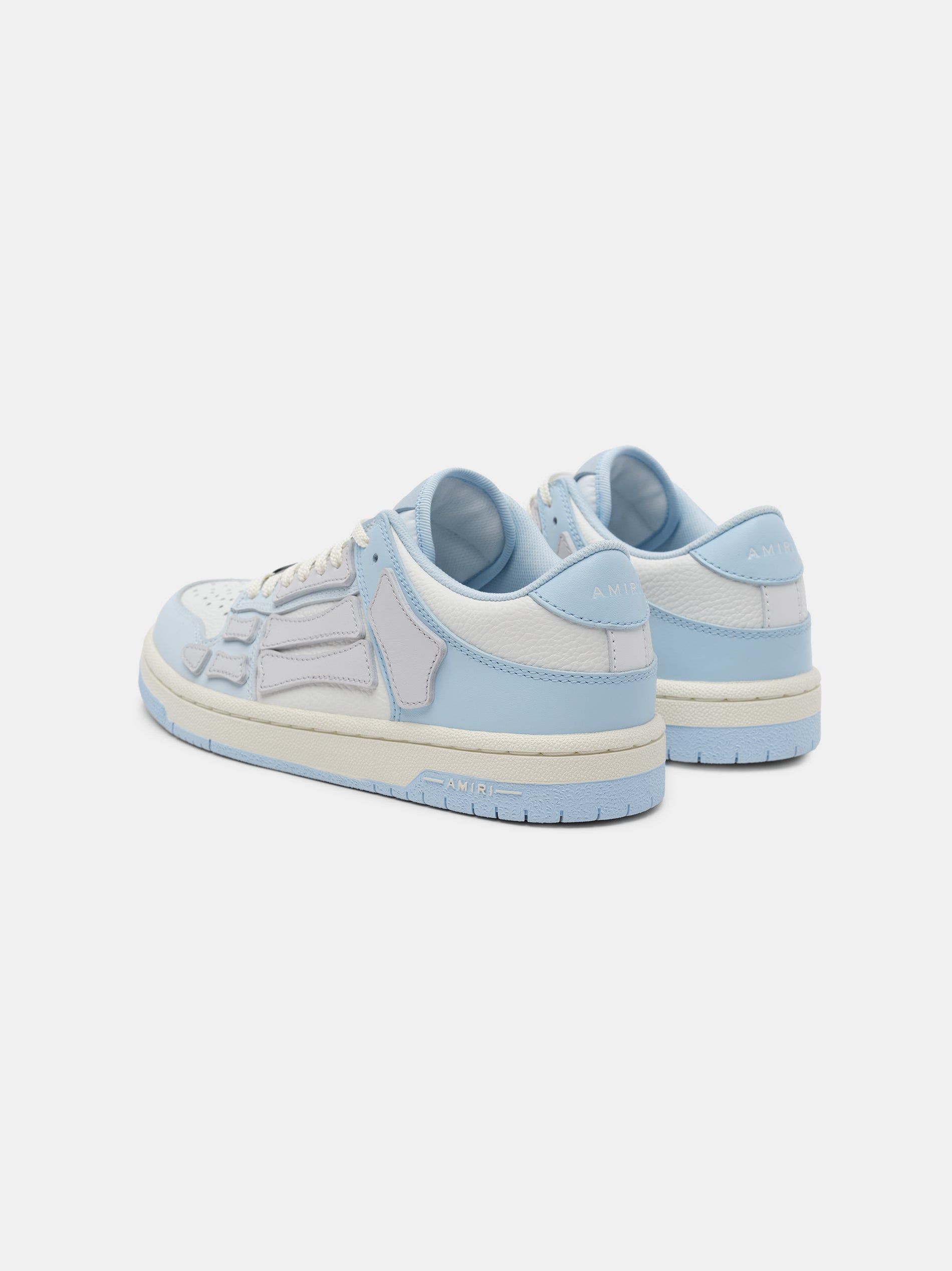 Tenis Amiri Two-tone Skel Top Low Mujer Azules Blancos Grises | TOPWXD-024